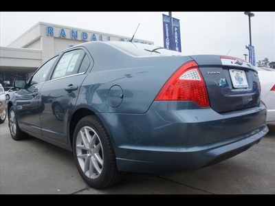 ford fusion 2012 blue sedan sel gasoline 4 cylinders front wheel drive 6 speed automatic 77338