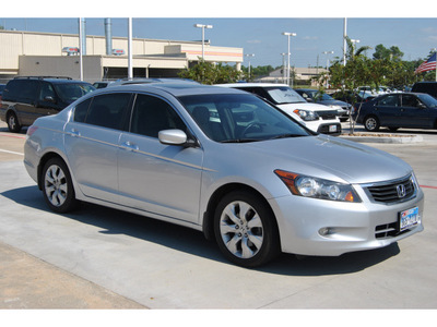 honda accord 2008 silver sedan ex l v6 gasoline 6 cylinders front wheel drive automatic with overdrive 77375