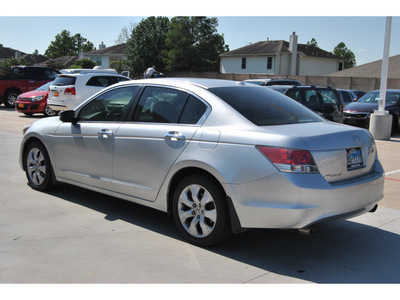 honda accord 2008 silver sedan ex l v6 gasoline 6 cylinders front wheel drive automatic with overdrive 77375