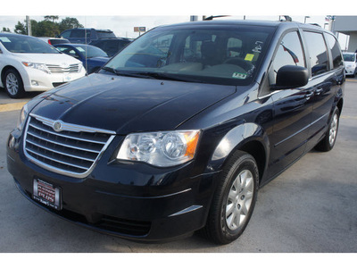 chrysler town and country 2010 black van lx 6 cylinders 4 speed automatic 77338