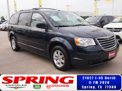 chrysler town and country 2008 dk  blue van touring gasoline 6 cylinders front wheel drive automatic 77388