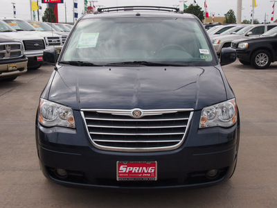 chrysler town and country 2008 dk  blue van touring gasoline 6 cylinders front wheel drive automatic 77388