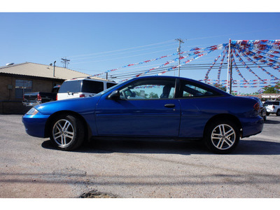 chevrolet cavalier 2004 blue coupe gasoline 4 cylinders front wheel drive automatic 78654