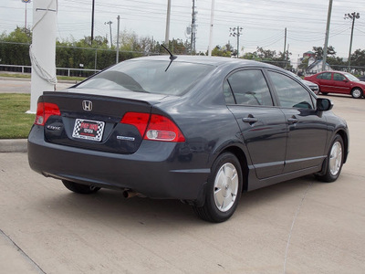 honda civic 2007 silver sedan hybrid hybrid 4 cylinders front wheel drive automatic with overdrive 77469