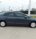 honda civic 2007 silver sedan hybrid hybrid 4 cylinders front wheel drive automatic with overdrive 77469