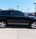 volkswagen touareg 2007 black suv v6 gasoline 6 cylinders all whee drive shiftable automatic 77074