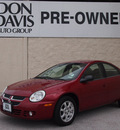 dodge neon 2004 red sedan sxt gasoline 4 cylinders front wheel drive automatic 76011
