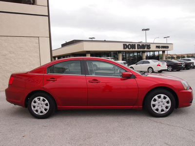 mitsubishi galant 2011 red sedan gasoline 4 cylinders front wheel drive automatic 76011