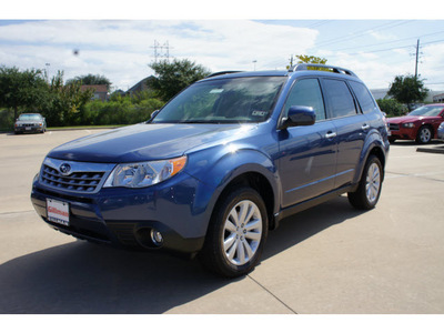 subaru forester 2013 blue wagon 2 5x limited gasoline 4 cylinders all whee drive automatic 77099