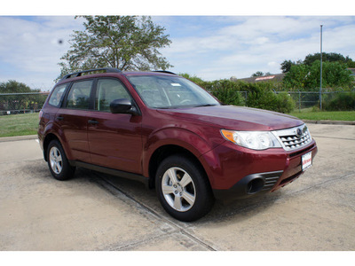 subaru forester 2013 dk  red wagon 2 5x gasoline 4 cylinders all whee drive automatic 77099