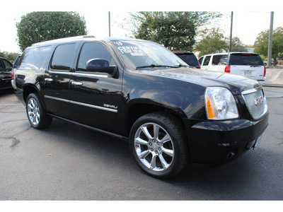 gmc yukon xl 2010 black suv denali flex fuel 8 cylinders all whee drive automatic with overdrive 77581