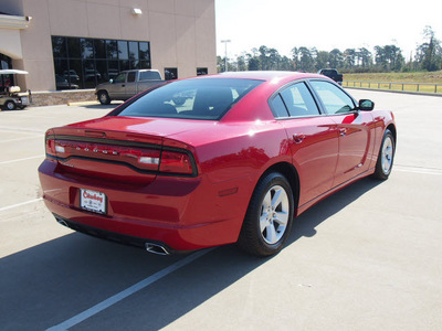 dodge charger 2012 red sedan se 6 cylinders automatic 77656