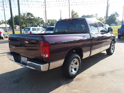 dodge ram 1500 2004 maroon pickup truck st 8 cylinders automatic with overdrive 77657