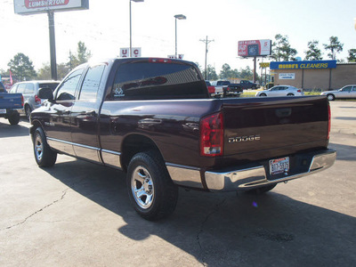 dodge ram 1500 2004 maroon pickup truck st 8 cylinders automatic with overdrive 77657