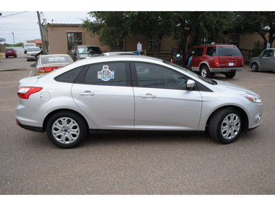 ford focus 2012 silver sedan se flex fuel 4 cylinders front wheel drive automatic 78539