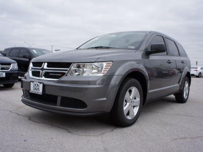 dodge journey 2013 gray american value package 4 cylinders automatic 76011