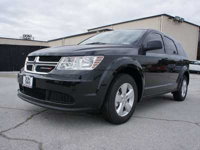 dodge journey 2013 black american value package 4 cylinders automatic 76011