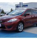 mazda mazda5 2009 red van 4 cylinders automatic 77094