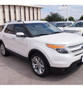 ford explorer 2013 white suv limited 6 cylinders automatic 77074