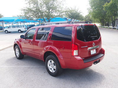 nissan pathfinder 2009 dk  red suv s gasoline 6 cylinders 2 wheel drive automatic 76049