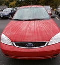 ford focus 2007 red sedan gasoline 4 cylinders front wheel drive automatic 13502