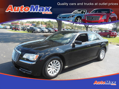 chrysler 300 2012 black sedan gasoline 6 cylinders rear wheel drive automatic 34474