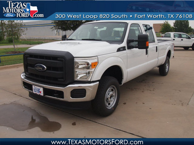ford f 250 2012 white xl 8 cylinders automatic 76108