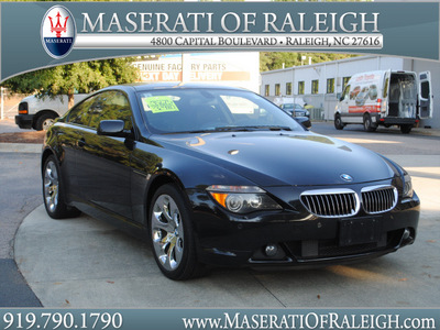 bmw 6 series 2007 black coupe 650i gasoline 8 cylinders rear wheel drive automatic 27616