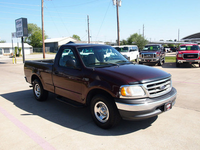 ford f 150 2001 dk  brown pickup truck xl gasoline 6 cylinders rear wheel drive automatic 76049