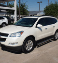 chevrolet traverse 2011 white lt gasoline 6 cylinders front wheel drive automatic 76049