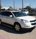 chevrolet traverse 2011 white lt gasoline 6 cylinders front wheel drive automatic 76049