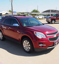 chevrolet equinox 2010 red suv ltz gasoline 4 cylinders front wheel drive automatic 76049