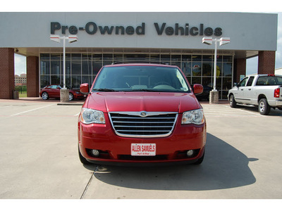 chrysler town and country 2010 maroon van touring 6 cylinders automatic with overdrive 77642