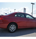 toyota corolla 2011 red sedan le gasoline 4 cylinders front wheel drive automatic 76543