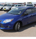 ford focus 2012 blue sedan flex fuel 4 cylinders front wheel drive automatic 78572