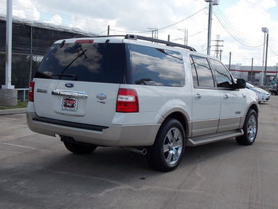 ford expedition el 2008 white suv king ranch 8 cylinders automatic with overdrive 77469