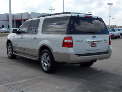 ford expedition el 2008 white suv king ranch 8 cylinders automatic with overdrive 77469