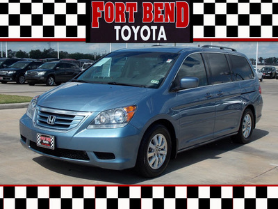 honda odyssey 2010 blue van ex l w dvd 6 cylinders automatic with overdrive 77469