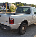 ford ranger 2002 silver pickup truck xl gasoline 6 cylinders rear wheel drive automatic 78217