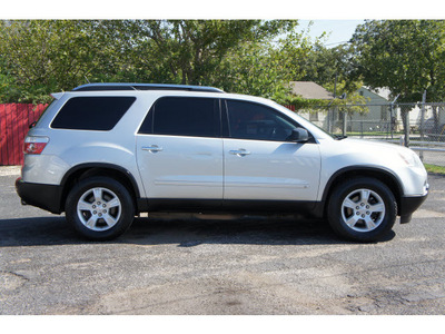 gmc acadia 2009 silver suv sle 1 gasoline 6 cylinders front wheel drive 6 speed automatic 78214