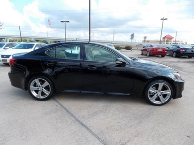 lexus is 250 2011 black sedan 6 cylinders shiftable automatic 77074