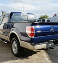 ford f 150 2009 dk  blue lariat flex fuel 8 cylinders 4 wheel drive automatic 75080