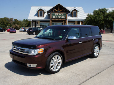 ford flex 2010 brown limited gasoline 6 cylinders front wheel drive 6 speed automatic 76087