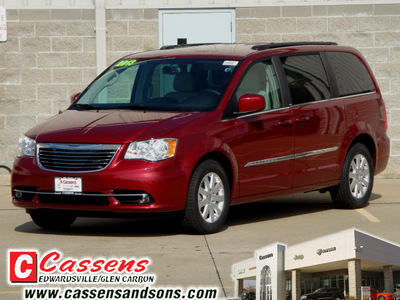 chrysler town country 2013 red van touring flex fuel 6 cylinders front wheel drive automatic 62034