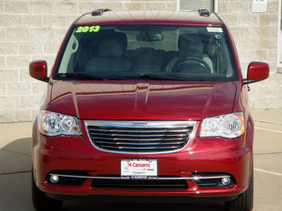 chrysler town country 2013 red van touring flex fuel 6 cylinders front wheel drive automatic 62034