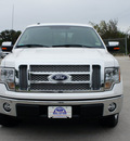 ford f 150 2010 white lariat flex fuel 8 cylinders 2 wheel drive automatic 76205