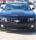 chevrolet camaro 2013 black coupe gasoline 6 cylinders rear wheel drive 6 spd auto 6 mths onstar directions conn lpo,cargo net whl a 77090