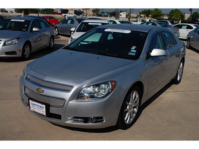 chevrolet malibu 2011 white sedan ltz gasoline 4 cylinders front wheel drive 6 speed automatic 77090