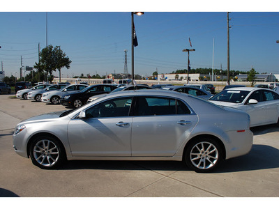 chevrolet malibu 2011 white sedan ltz gasoline 4 cylinders front wheel drive 6 speed automatic 77090