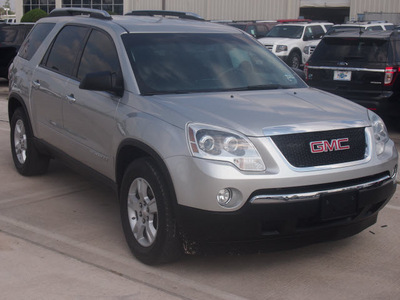 gmc acadia 2008 silver suv sle 1 gasoline 6 cylinders front wheel drive 6 speed automatic 77338